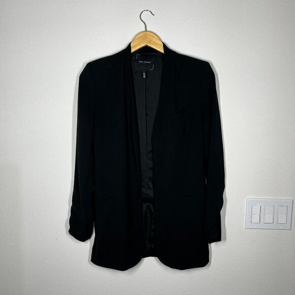 Robert Rodriguez Black Open Daphne Blazer Size 2 - Picture 2 of 12
